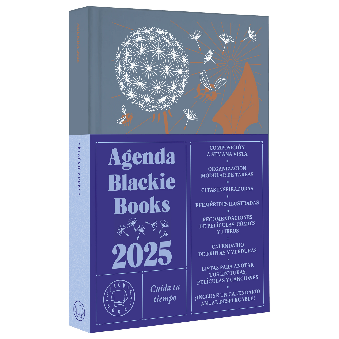 Portada agenda Blackie Books para 2025