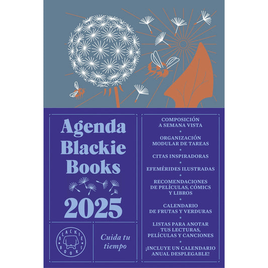 Portada agenda Blackie Books para 2025