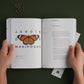 Portadilla de agosto de la agenda Compañía Botánica 2024 Semana Vista con Jardín de Mariposas
