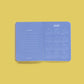 spread en color morado del calendario anual del 2027