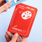 portada de la agenda Stereo de la colección Preciso de Monoblock en color rojo y con un dibujo de una radio a pilas en color blanco
