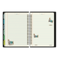 Doble página para notas de la Agenda Macanudo 2026 formato diario con ilustraciones de Enriqueta