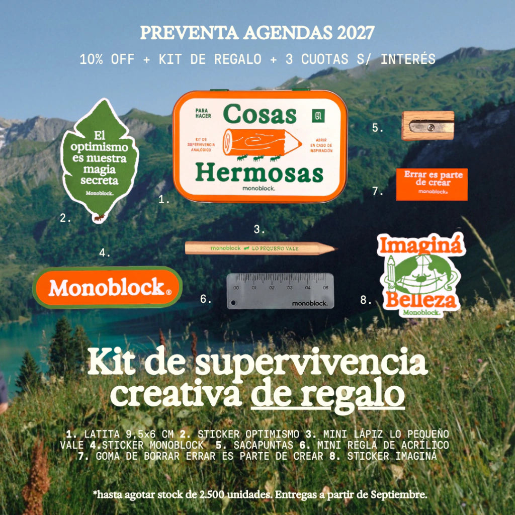 PREVENTA - Agenda semanal 2027 Suavidad infinita - Pepita Sandwich