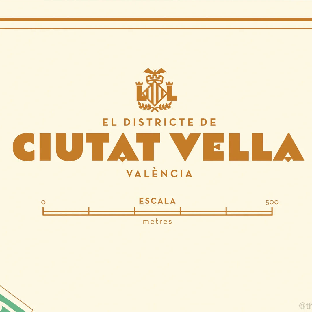 Mapa Ciutat Vella de Mike Hall