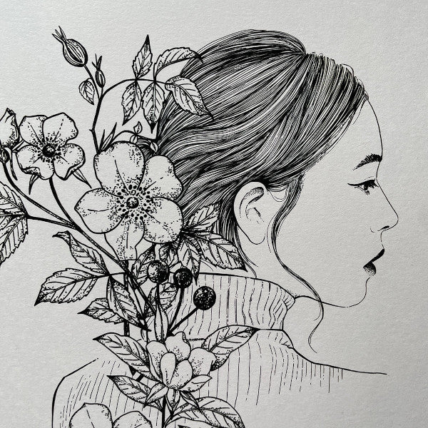 Detalle de la lámina Blossom de Laura Agustí