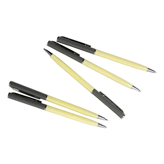 Bolígrafos de diseño de colores amarillo paja y gris cemento de los diseñadores Papier Tigre de París