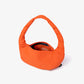 Bolso mini naranja acolchado de lefrik