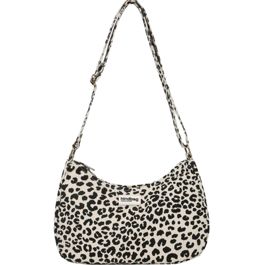Bolso con estampado de leopardo para llevar al hombro o cruzado en bandolera de la marca Hindbag