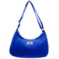 Bolso mediano para llevar al hombro en color azul eléctrico