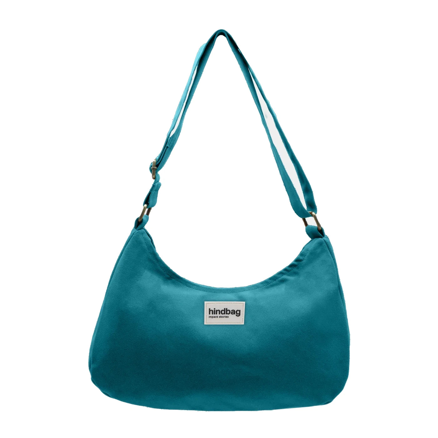 Bolso de hombro azul turquesa de la marca francesa Hindbag