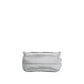 Bolso Bottle Sacoche Medium Topologie en color plateado Space Coated, vista frontal sobre fondo blanco