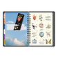 Bolsillo interior y stickers en la agenda 2026 de la Bruja Moderna con formato a dos días por hoja