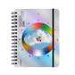 Agenda 2026 de la Bruja Moderna con formato dos días por hoja y portada con un ojo de colores y signos del zodiaco