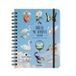 Agenda 2026 de la Bruja Moderna con formato semanal y portada de un cielo azul con elementos místicos