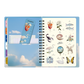 Bolsillo trasero y stickers de la agenda 2026 de la Bruja Moderna con formato semanal