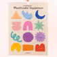 Calendario de pared 2027 de la artista argentina Happimess con portada de formas de colores