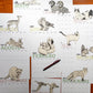 Láminas del calendario de pared 2027 ilustrado por Laura Agustí con animales