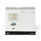 Lista de deseos en el calendario de mesa 2026 de Macanudo de Liniers