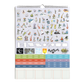 Pegatinas y stickers del calendario de pared 2026 de macanudo de Liniers