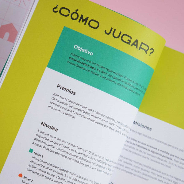 Páginas interiores del libro de María Tórtora Conquistá tu casa, editado por Monoblock