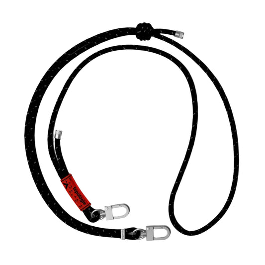 Correa 6mm negra reflectante de Topologie