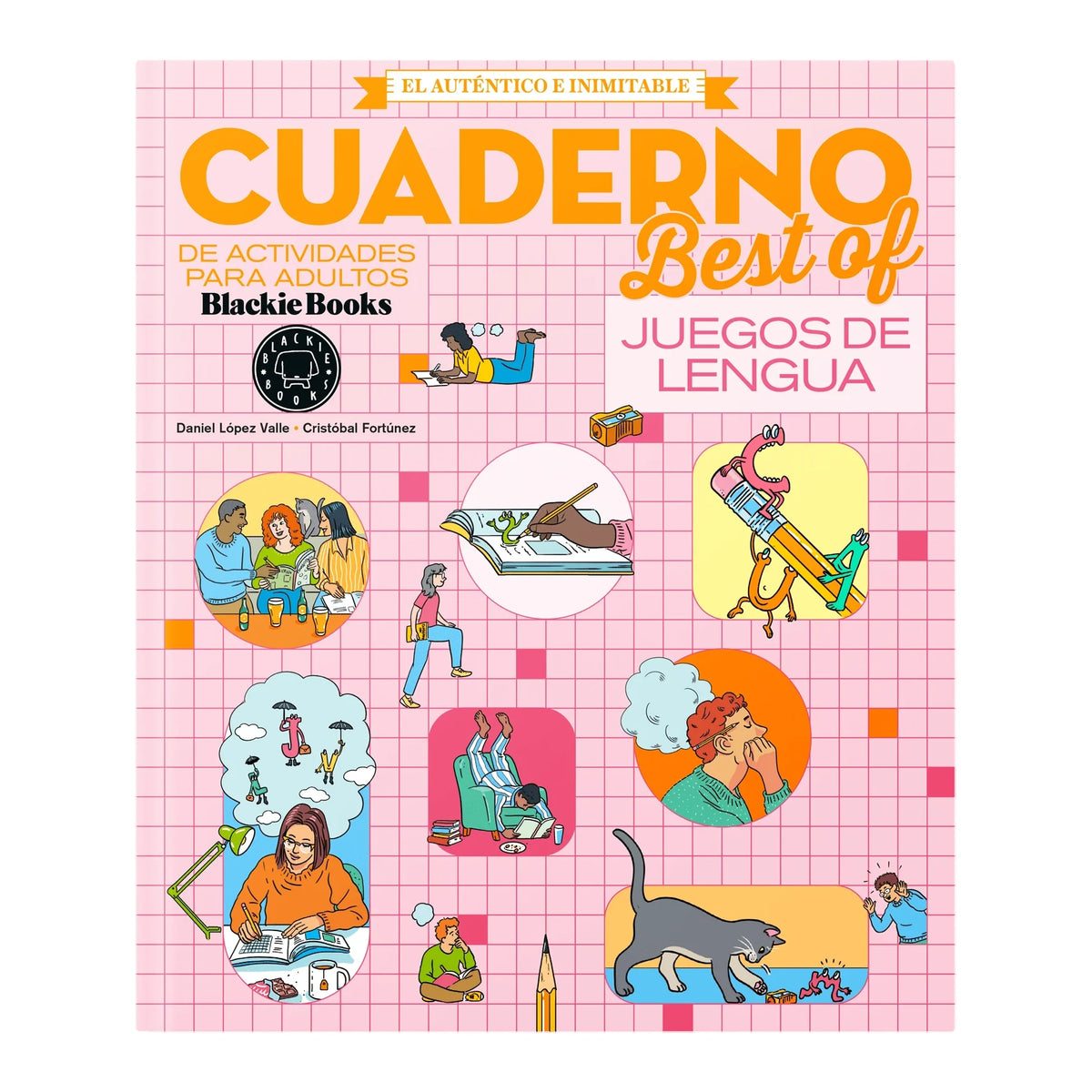 Portada del cuaderno de actividades para adultos Best of: Juegos de lengua de Blackie Books