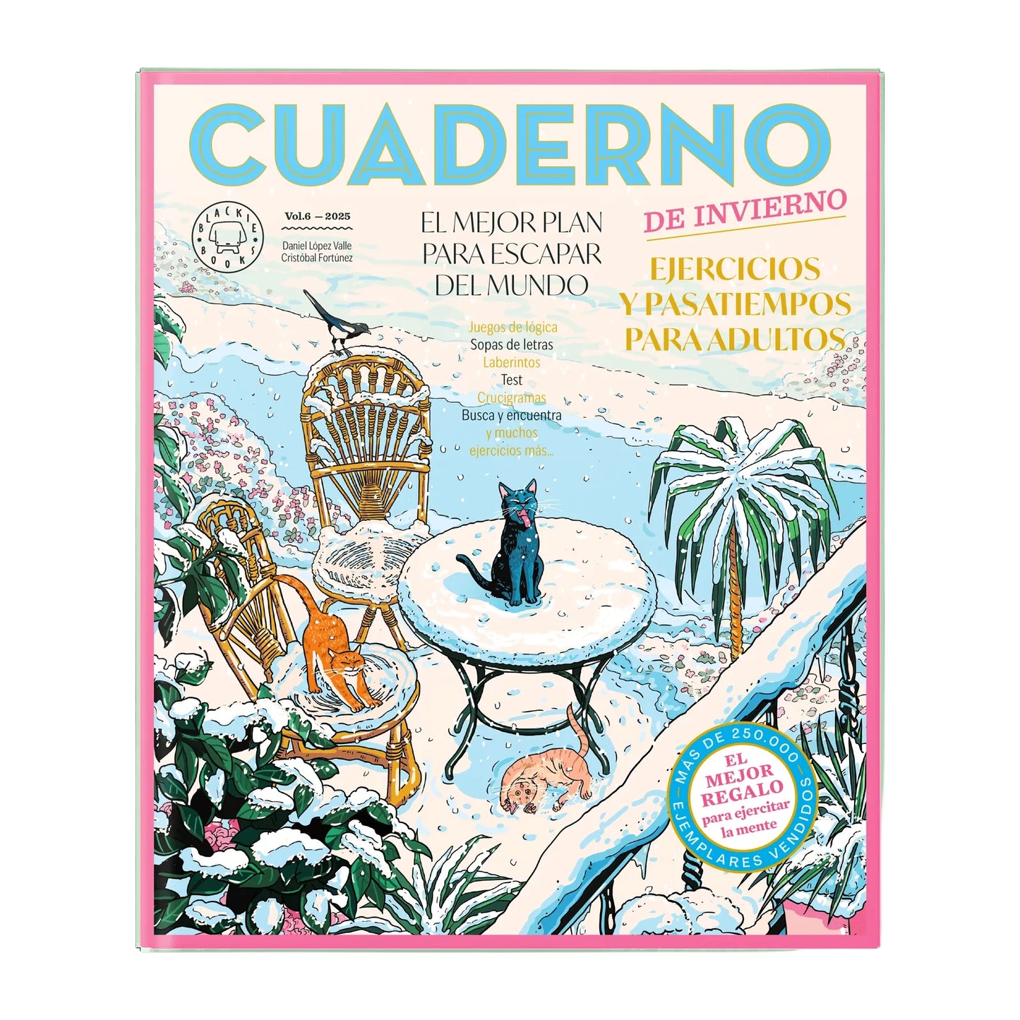 Portada del cuaderno de invierno de Blackie Books Navidad 2025