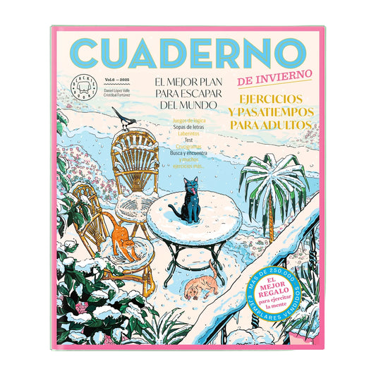 Portada del cuaderno de invierno de Blackie Books Navidad 2025