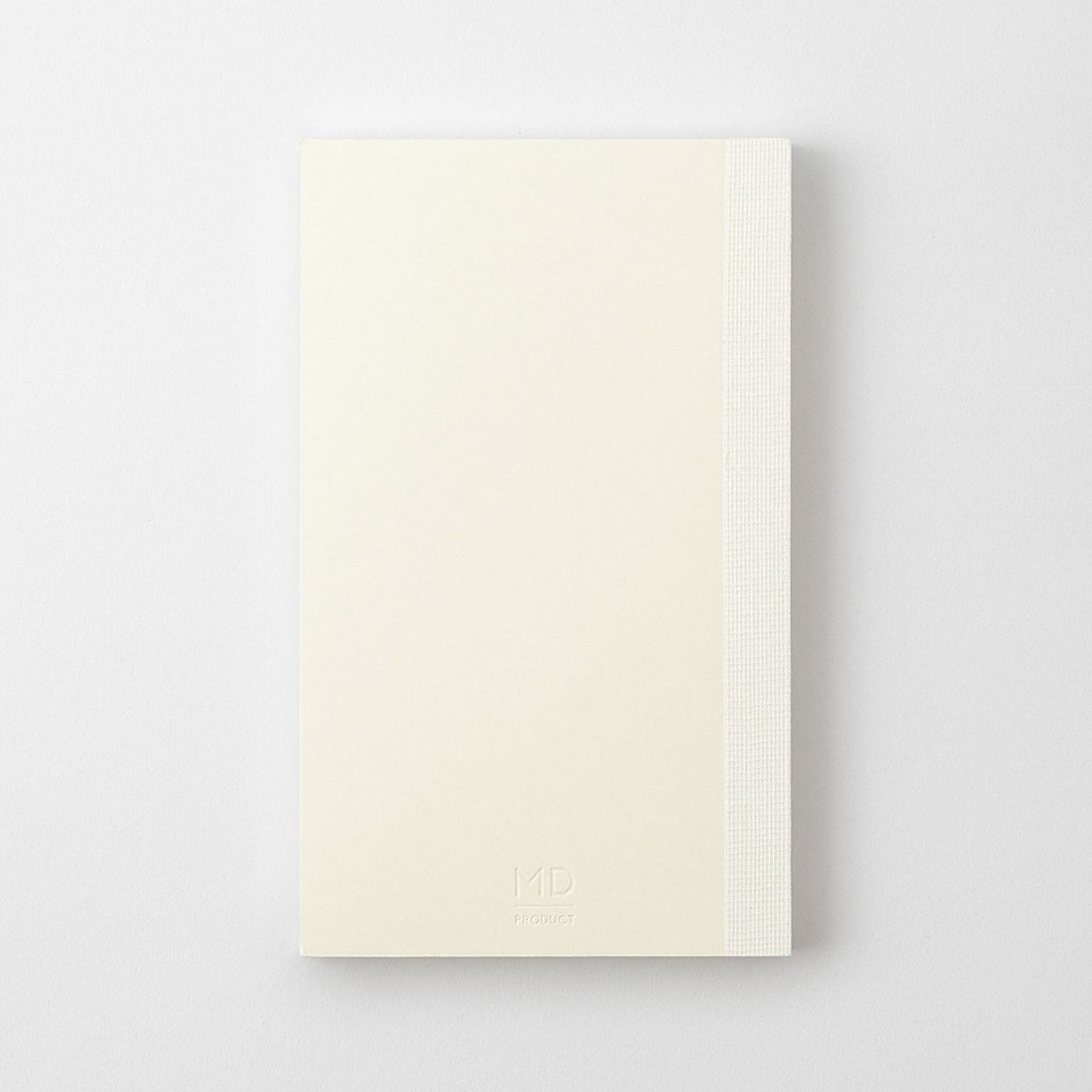 Parte posterior de la libreta tamaño B6 con trama de puntos de la marca japonesa MD Products de Midori