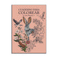 Cuaderno para colorear con ilustraciones de Laura Agustí con flores y animales
