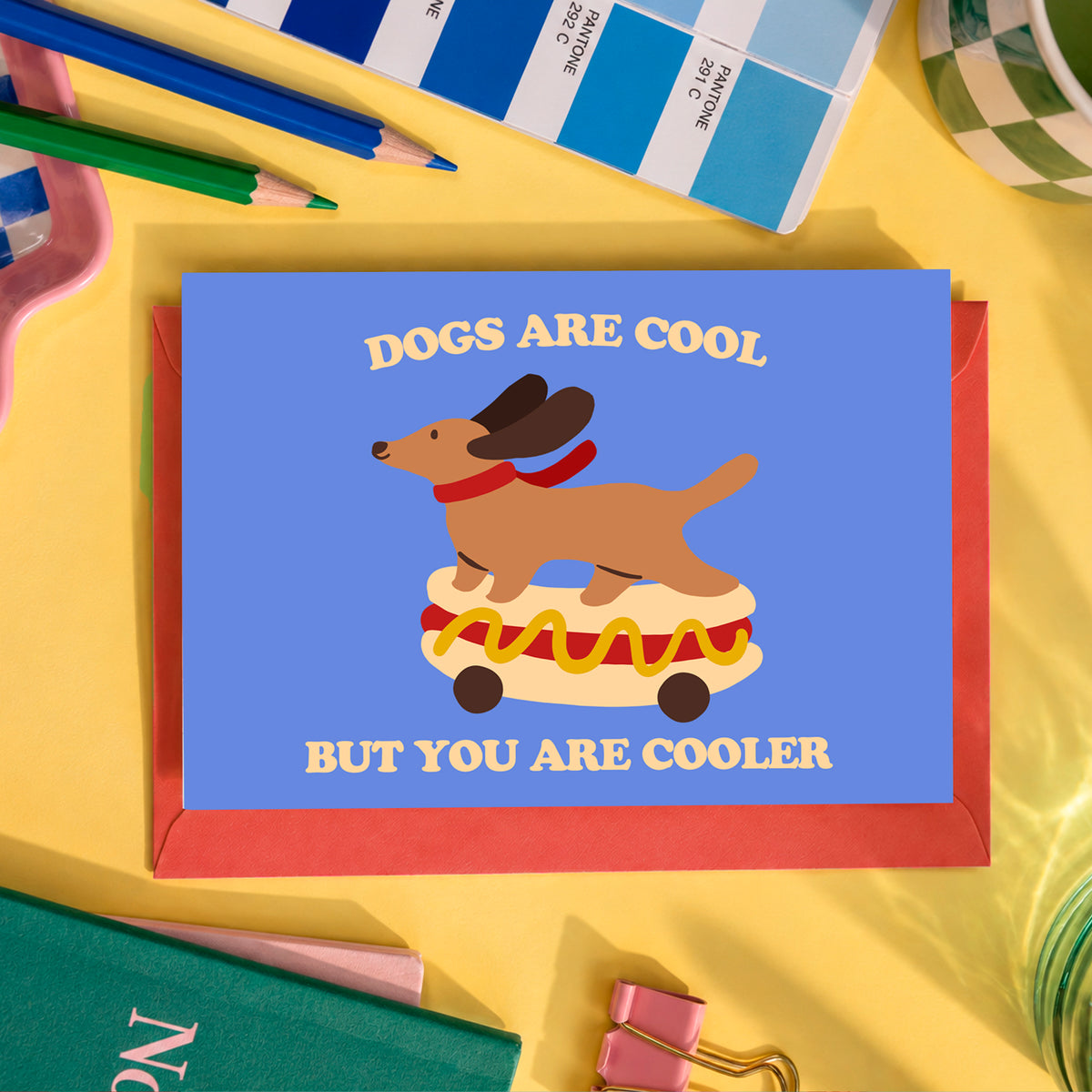 Minitarjeta Dogs Are Cool - Laura Ortiz