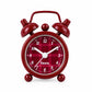 Mini reloj despertador estilo retro en colores granate y rosa de la marca española Fisura