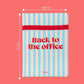 Libreta A5 Back To The Office