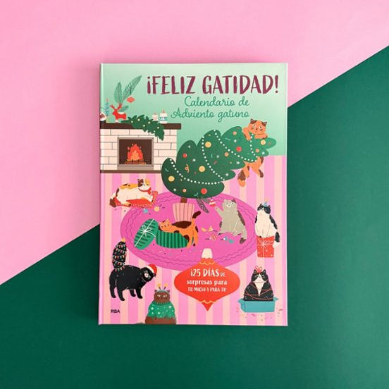 Calendario de Adviento con 25 regalitos de temática gatuna perfecto para amantes de los gatos