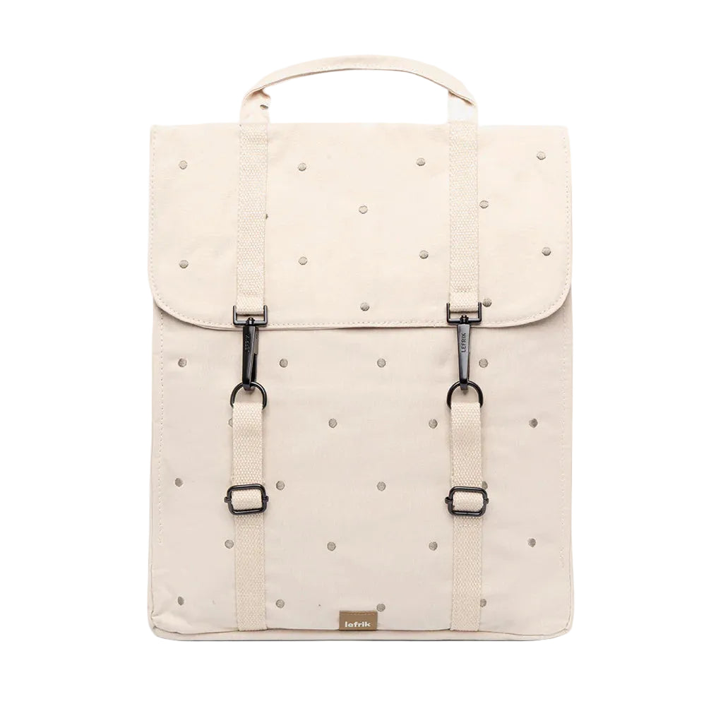 Mochila Handy Arles Crudo con puntos de Lefrik