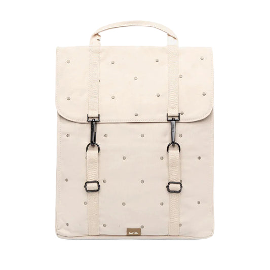 Mochila Handy Arles Crudo con puntos de Lefrik