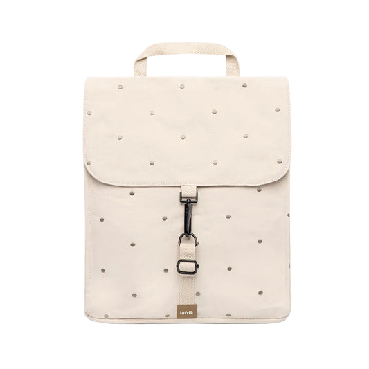 Mochila Handy Mini Arles crudo de puntos de Lefrik