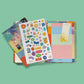 interior agenda semanal 2027 Happimess Primavera con planificador de habitos vision board y paginas de notas a color