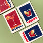 imanes con ilustracion de copas con vermut y agua de valencia