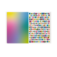 Hojas con letras y colores para scrapbooking en la agenda Journal Sessions 2026