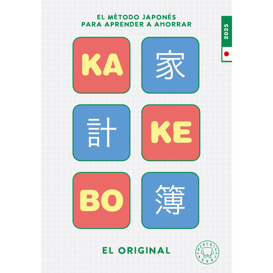 Portada del Kakebo 2025, el método japonés original para aprender a ahorrar