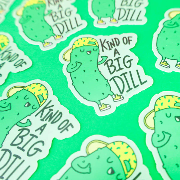 Pegatina Kind of a big dill de Turtle's Soup