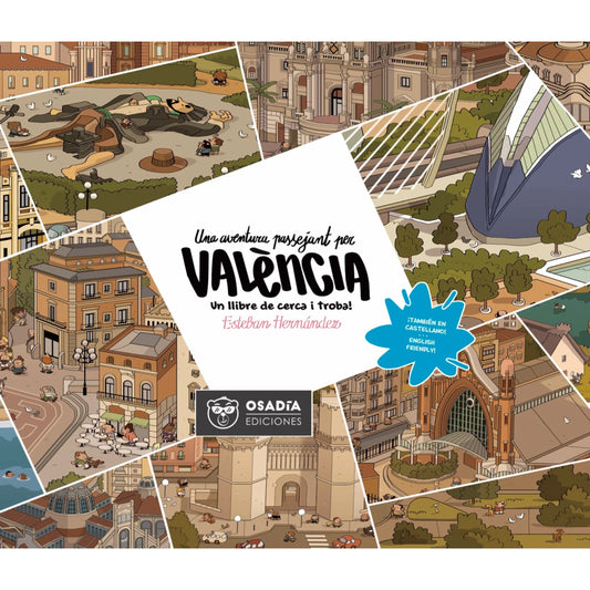 Libro de busca y encuentra en Valencia ilustrado por Esteban Hernández