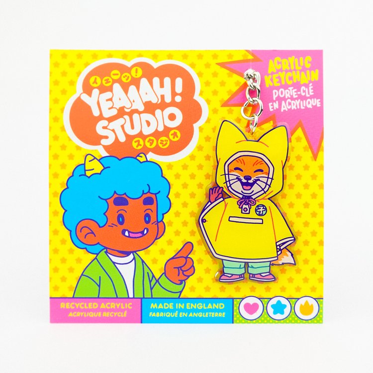 Llavero Kiki capa de lluvia de Yeaaah Studio