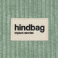 Bolso de mano mini Louise de pana color verde agua de Hindbag