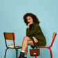 Bolsa Margault color chocolate de Hindbag