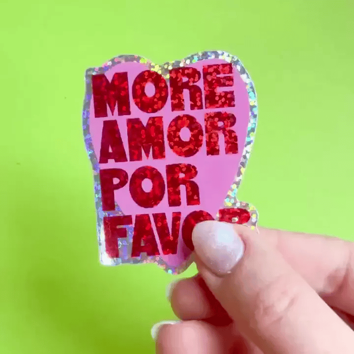 Pegatina More Amor - Laura Ortiz