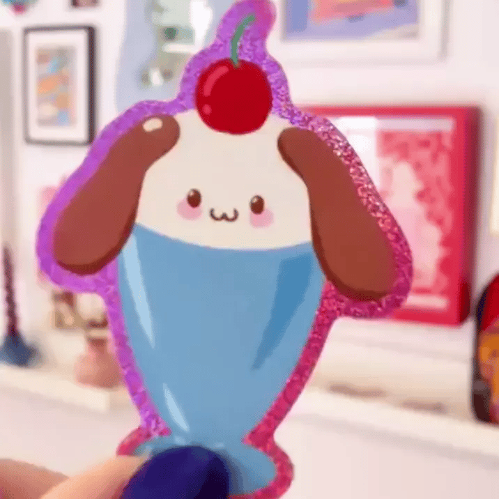 Pegatina Perro helado - Laura Ortiz