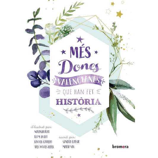 Portada del libro feminista en valenciano "mes dones valencianes que han fet història"