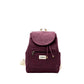 Mochila de tela fuerte pequeña color ciruela de la marca francesa Hindbag